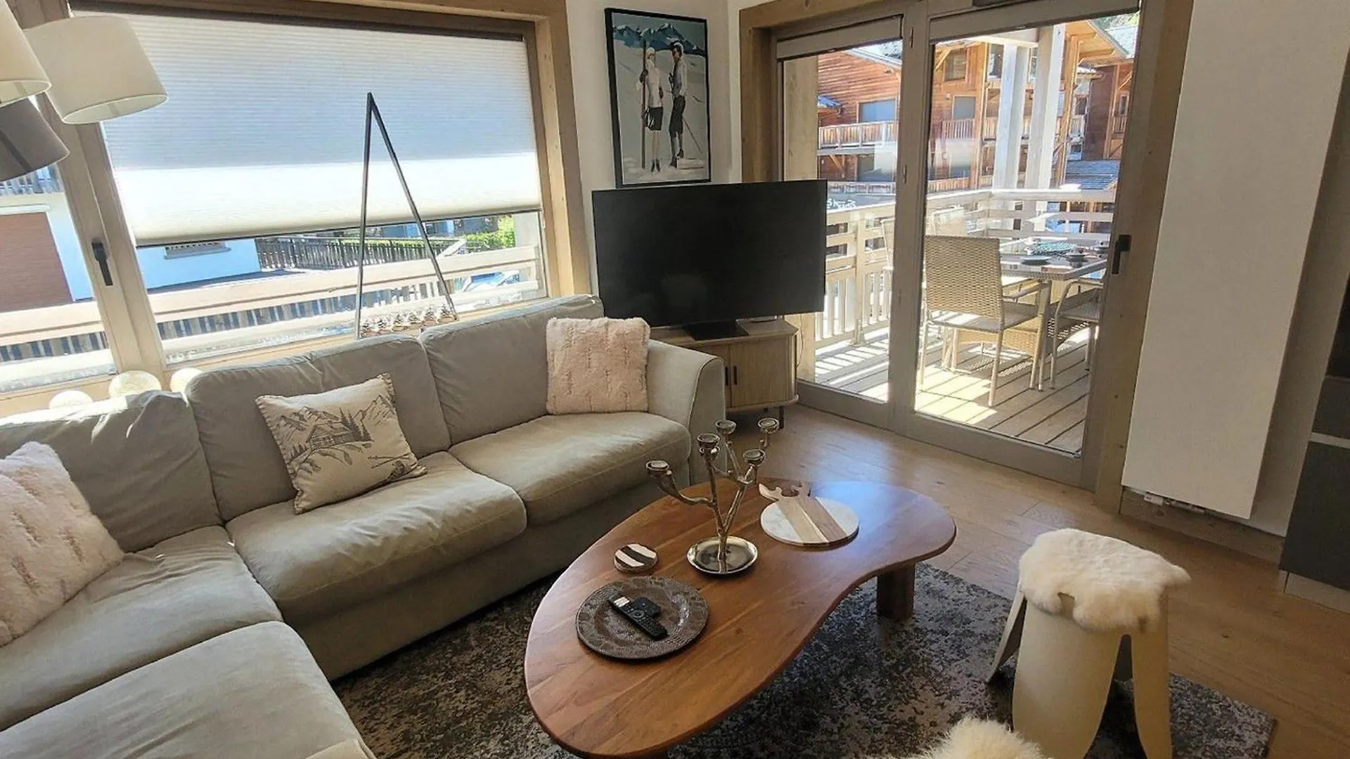 アパート Appartement Chic 6 Pers, Centre Village, Proche Commodites - Fr-1-598-189 レ・ジェ フランス