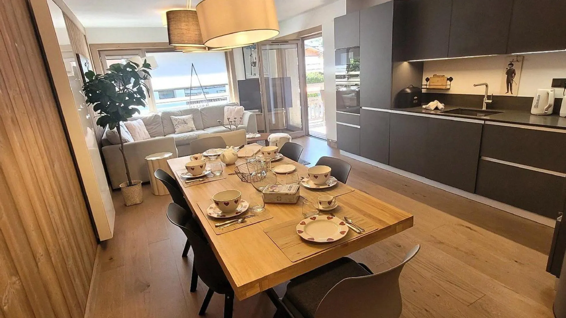 アパート Appartement Chic 6 Pers, Centre Village, Proche Commodites - Fr-1-598-189 レ・ジェ
