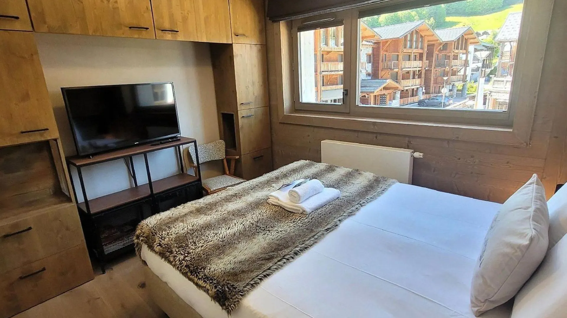 アパート Appartement Chic 6 Pers, Centre Village, Proche Commodites - Fr-1-598-189 レ・ジェ